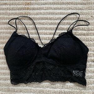 Hollister Black Lace Bralette